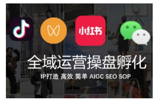 全域运营操盘(抖音+私域+小红书),IP打造高效简单插图 全域运营操盘(抖音+私域+小红书),IP打造高效简单