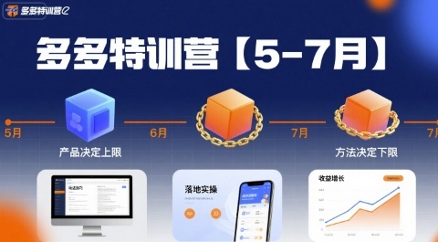 多多特训营【5-7月】产品决定上限,方法决定下限,各种玩法技巧落地实操插图 多多特训营【5-7月】产品决定上限,方法决定下限,各种玩法技巧落地实操