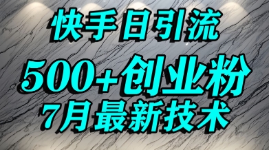 创业粉怎么打?快手精准引流创业粉,宝妈群体日进500+精准流量插图 创业粉怎么打?快手精准引流创业粉,宝妈群体日进500+精准流量