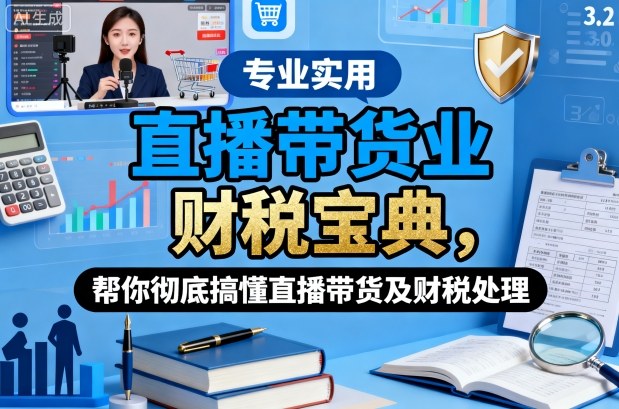 直播带货业财税宝典,帮你彻底搞懂直播带货及财税处理插图 直播带货业财税宝典,帮你彻底搞懂直播带货及财税处理