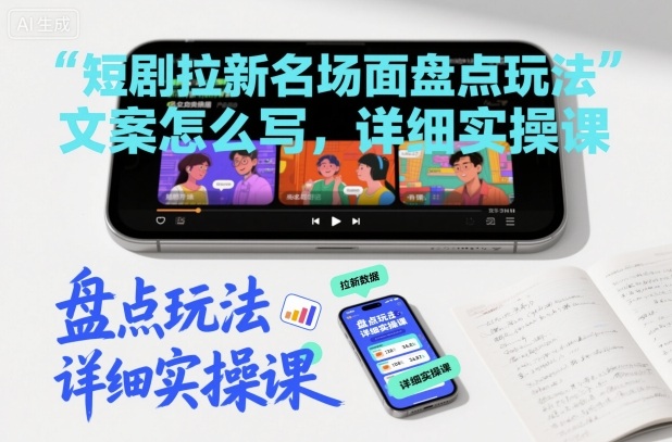 短剧拉新名场面盘点玩法文案怎么写,详细实操课插图 短剧拉新名场面盘点玩法文案怎么写,详细实操课