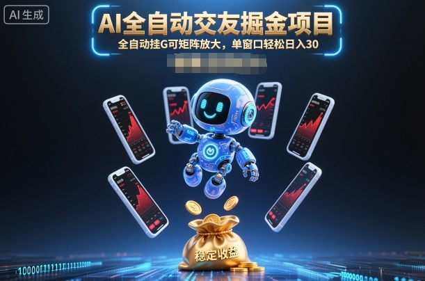 AI全自动交友掘金项目,全自动挂G可矩阵放大,单窗口轻松日入30+【揭秘】插图 AI全自动交友掘金项目,全自动挂G可矩阵放大,单窗口轻松日入30+【揭秘】