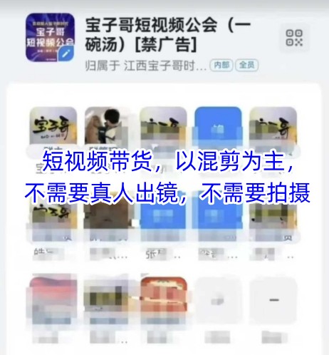 宝子哥头部团队短视频带货,以混剪为主,不需要真人出镜,不需要拍摄【更新11月】插图 宝子哥头部团队短视频带货,以混剪为主,不需要真人出镜,不需要拍摄【更新11月】