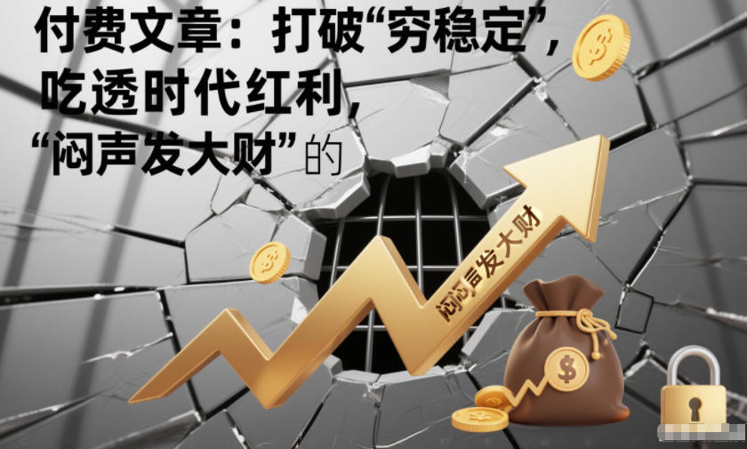 付费文章:打破“穷稳定”,吃透时代红利,“闷声发大财”的终极真谛插图 付费文章:打破“穷稳定”,吃透时代红利,“闷声发大财”的终极真谛