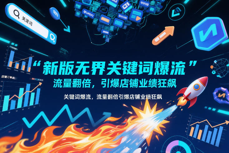 新版无界关键词爆流,流量翻倍,引爆店铺业绩狂飙插图 新版无界关键词爆流,流量翻倍,引爆店铺业绩狂飙