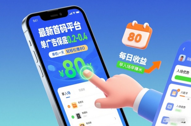 最新首码平台,单广告保底0.2-0.4,单机一天轻松撸80,早入场早賺米【揭秘】插图 最新首码平台,单广告保底0.2-0.4,单机一天轻松撸80,早入场早賺米【揭秘】