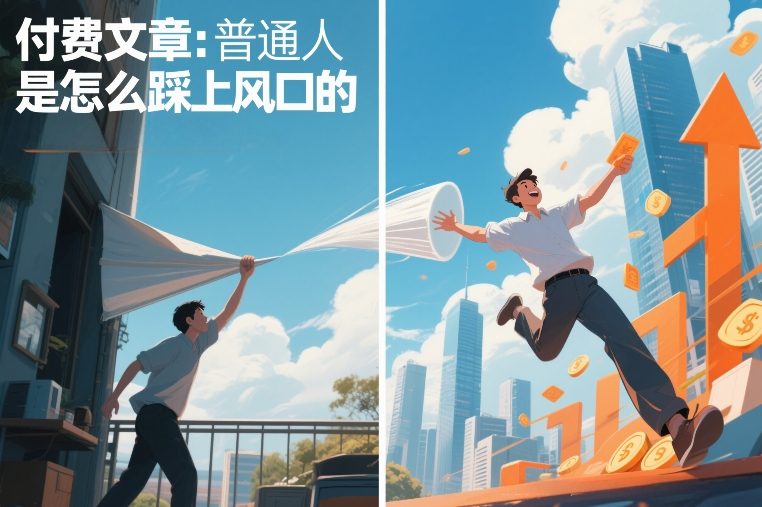 付费文章:普通人是怎么踩上风口的插图 付费文章:普通人是怎么踩上风口的