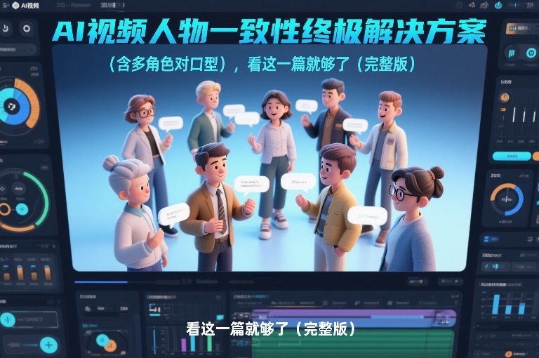 AI视频人物一致性终极解决方案(含多角色对口型),看这一篇就够了(完整版)插图 AI视频人物一致性终极解决方案(含多角色对口型),看这一篇就够了(完整版)