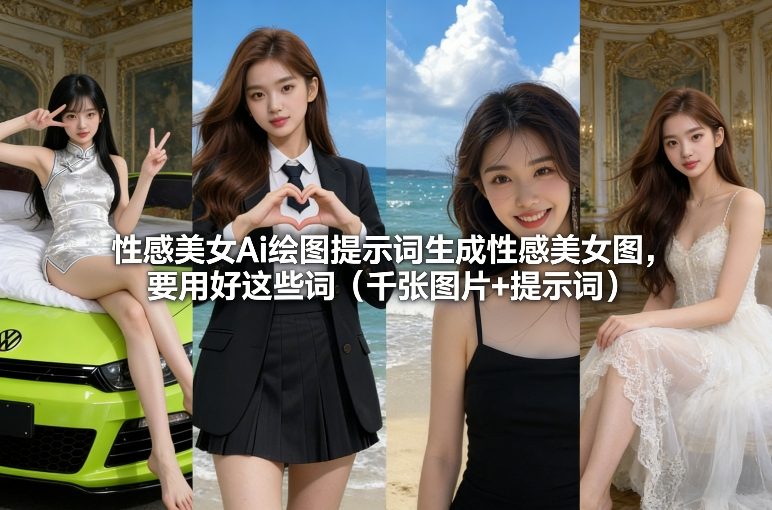 性感美女Ai绘图提示词生成性感美女图,要用好这些词(千张图片+提示词)插图 性感美女Ai绘图提示词生成性感美女图,要用好这些词(千张图片+提示词)